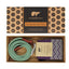 Gift Box belt Mark and Purple and Mint Herringbone Socks