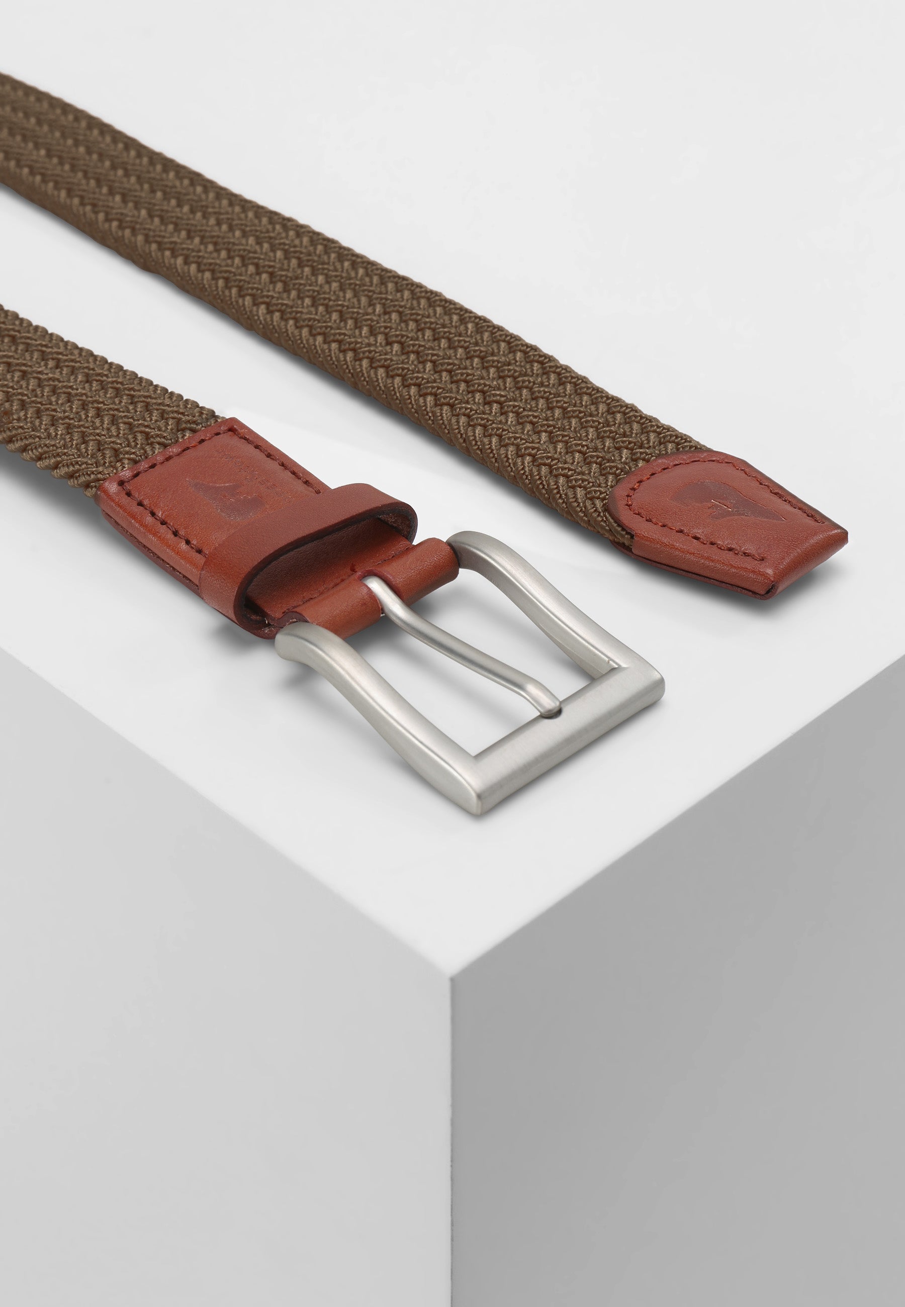 brauner elastischer herrengurtel Slopes Town