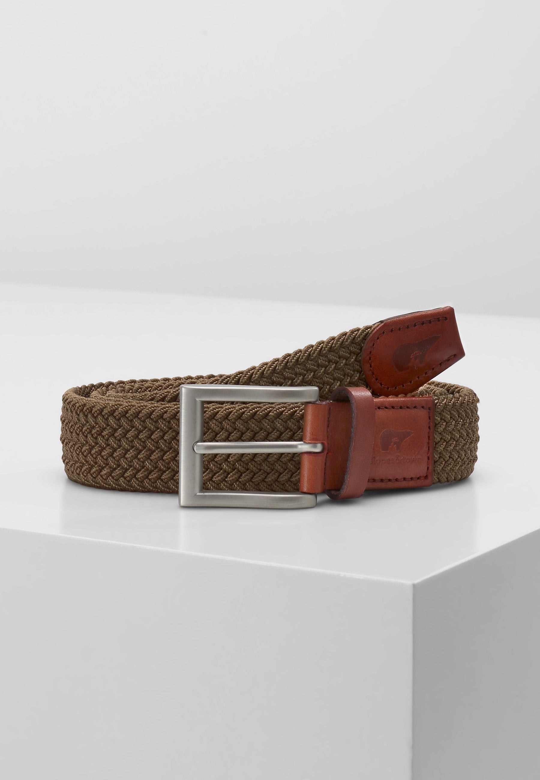 bruine elastische heren riem Slopes Town