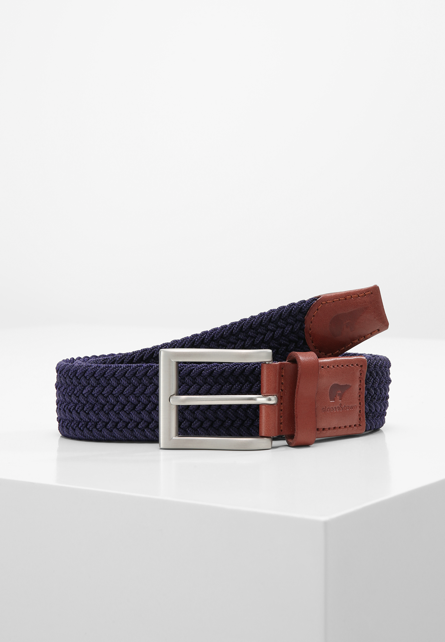 marineblauw elastische heren riem Slopes Town