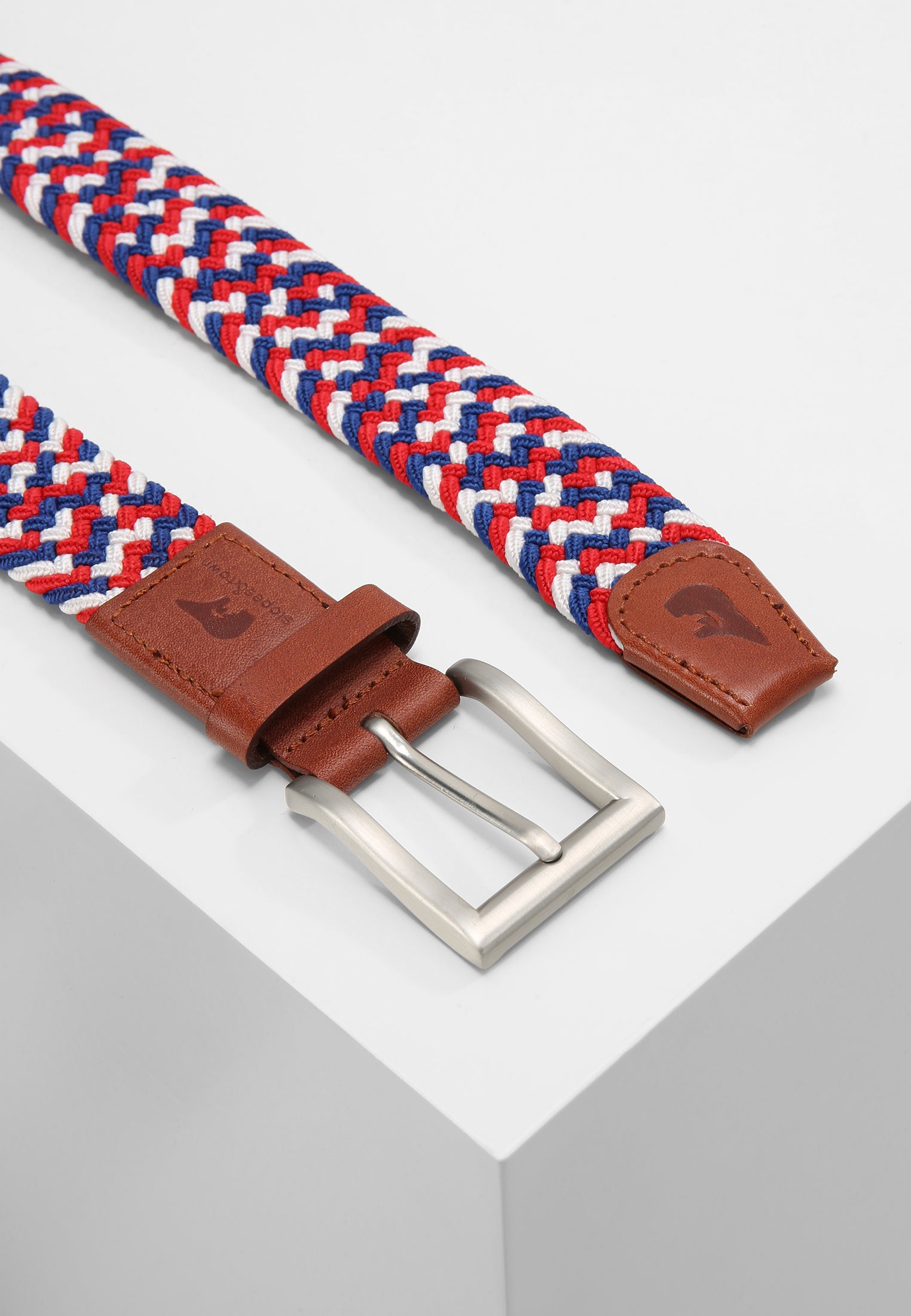 weiss rot und blau elastischer herrengurtel Slopes Town