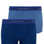 Bamboe boxershort marineblauw/hemelsblauw (2-pack)
