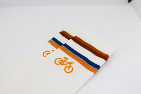 Bikes Crew bamboo socks Orange