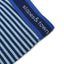 Bamboo boxer shorts burgundy/light blue stripes (2-pack)