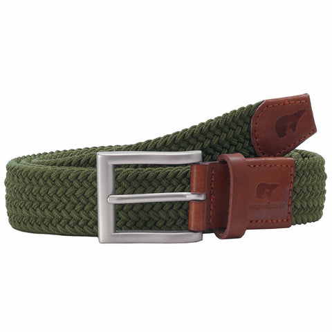 Recycled belt Olive Green