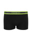 Bamboo boxer shorts green/black (2-pack)