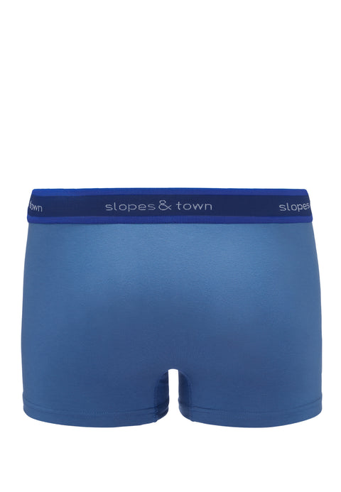 Bamboo boxer shorts navy blue/sky blue (2-pack)