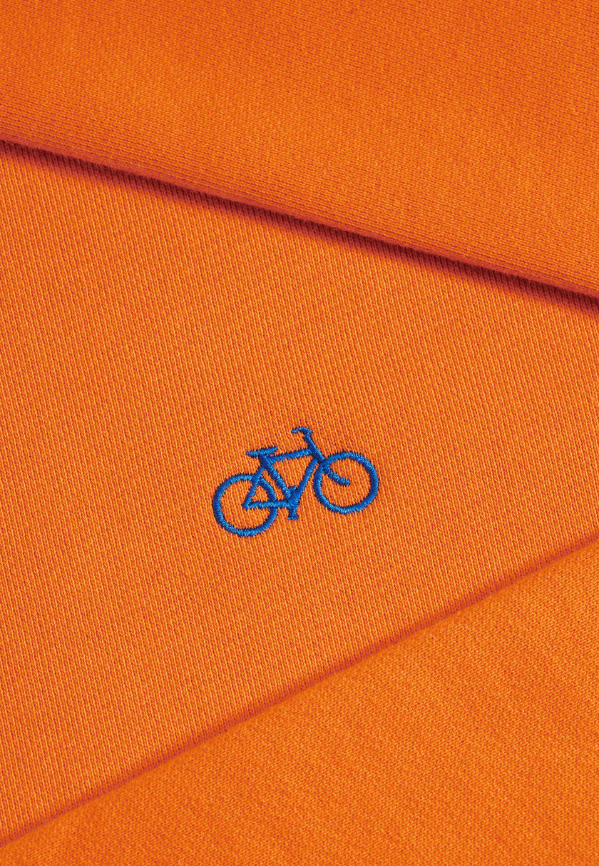 orange bikes hoodie